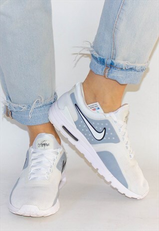 WHITE AIR MAX ZERO TRAINERS