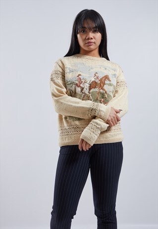 VINTAGE RALPH LAUREN KNITTED JUMPER