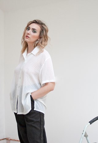 MANDEM VINTAGE SHEER TEXTURED SHIRT