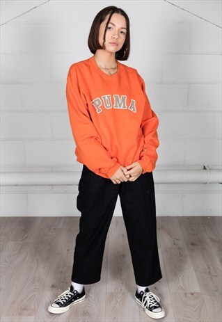 VINTAGE PUMA CHEST LOGO UNISEX SWEATSHIRT