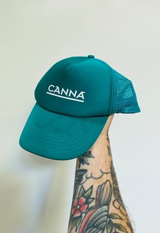 Vintage Canna Flowers Gardening Hat Cap