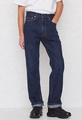 VINTAGE NAVY LEVI'S 520 04 FIT DENIM JEANS