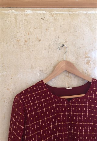 JAZZY PRINT VINTAGE TOP