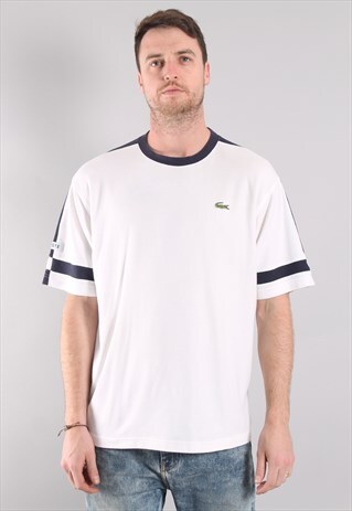 VINTAGE LACOSTE CREW NECK T-SHIRT LARGE