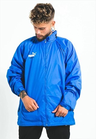 VINTAGE 80S PUMA RAINCOAT JACKET / S4004