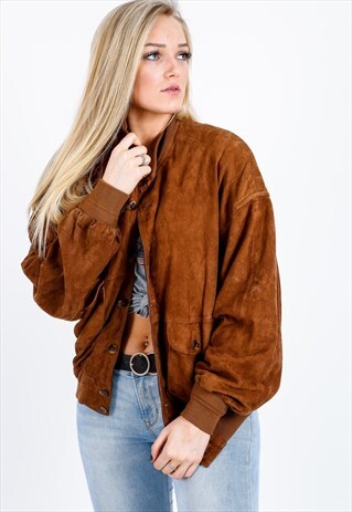 VINTAGE SUEDE JACKET J921