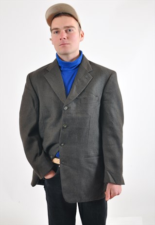 Vintage 90's tweed blazer jacket