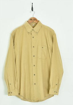 Vintage Corduroy Shirt Beige XLarge