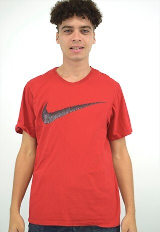 nike t shirt red tick
