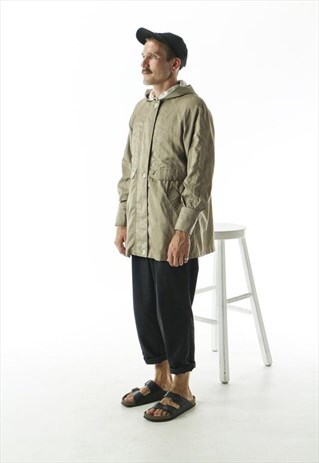 GOLDEN LONG SLEEVE PARKA / CASUAL FALL COAT
