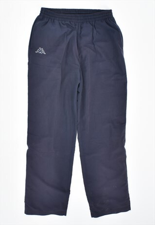 VINTAGE 90'S KAPPA TRACKSUIT TROUSERS NAVY BLUE