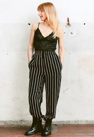 VINTAGE 90S STRIPED TROUSERS