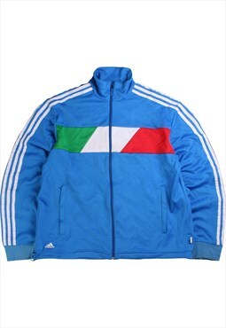 Vintage 90's Adidas Sweatshirt Full Zip Up Italy