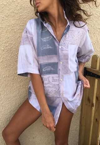 OVERSIZED RETRO 90S 80S VINTAGE UNISEX FESTIVAL SHIRT