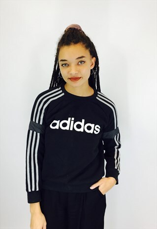 ADIDAS 3 STRIPE SPELLOUT SWEATSHIRT