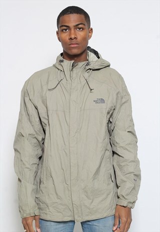VINTAGE THE NORTH FACE BEIGE RAIN JACKET