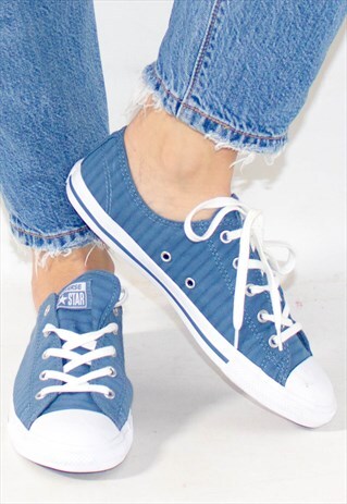 RETRO RIBBED LOW - TOP BLUE CONVERSE