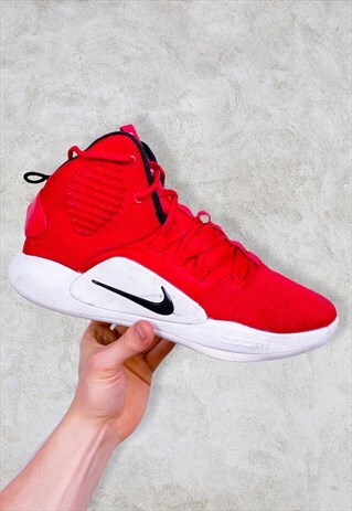 NIKE HYPERDUNK X UNIVERSITY RED TRAINERS UK 8.5