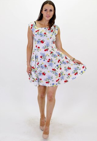 VINTAGE FLORAL SUMMER DRESS