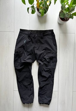 Gorpcore techwear tactical cargo black streetwear pants