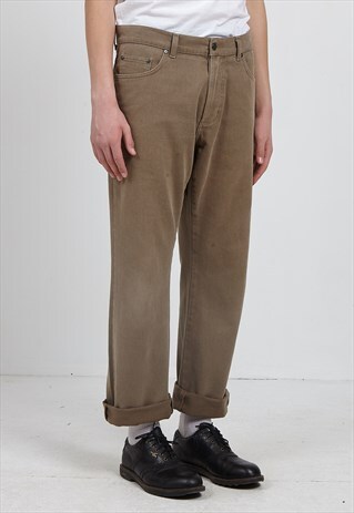 VINTAGE BROWN GANT RUGGER DENIM JEANS