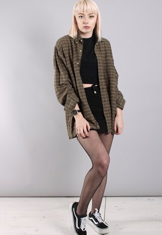 VINTAGE CHECK FLANNEL SHIRT