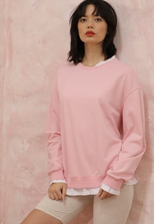 PROMISE LOUNGE STYLE SWEATER - PINK