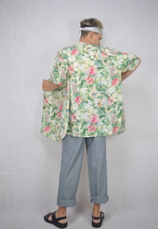 VINTAGE FLOWER SUMMER FESTIVAL SHIRT