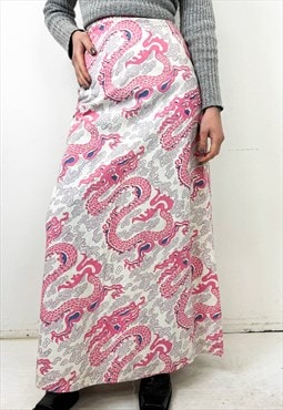 Vintage 2000s dragon max skirt 