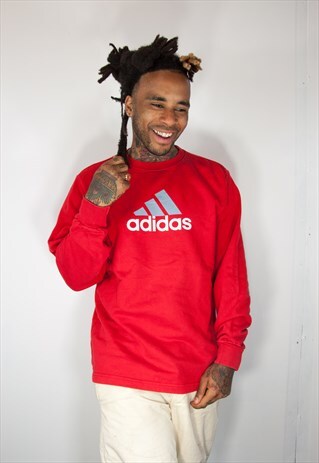 ADIDAS RED SWEATSHIRT