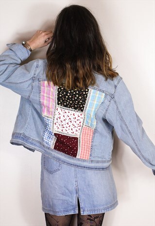 VINTAGE PATCHWORK DENIM JACKET