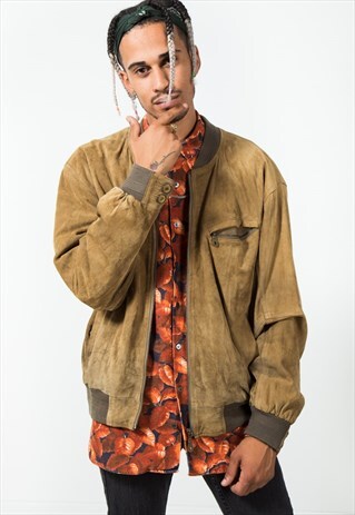 VINTAGE 80S BOMBER JACKET/ S162