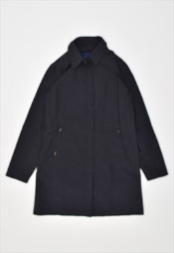 Vintage 90's Moncler Overcoat Black