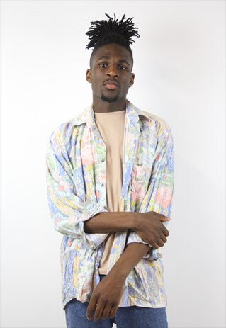 VINTAGE FLORAL PATTERNED SHIRT