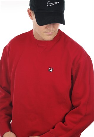 VINTAGE FILA SMALL LOGO SWEATSHIRT JUMPER