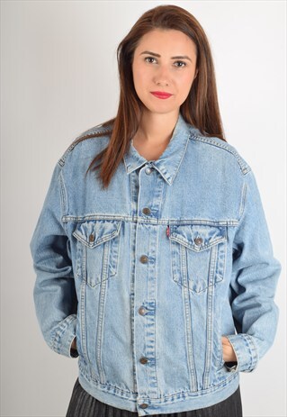 VINTAGE LEVI'S DENIM OVERSIZED JACKET (2121)