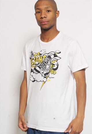 VINTAGE NIKE FLIGHT T-SHIRT WHITE