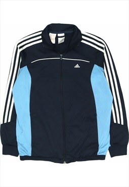 Adidas 90's Retro Track Jacket Zip Up Windbreaker XLarge Blu
