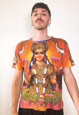 Vintage 90s Parvati orange t-shirt 