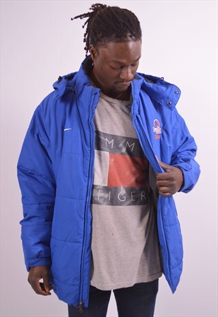 VINTAGE NIKE PADDED JACKET BLUE