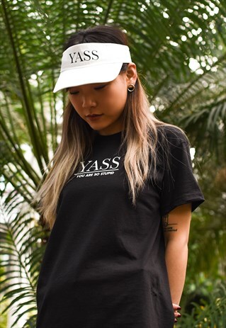 WHITE YASS VISOR FESTIVAL