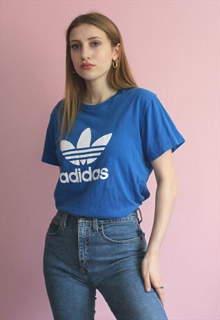 BLUE ADIDAS TEE