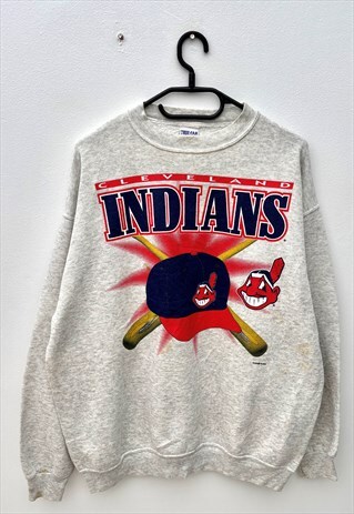 Vintage Cleveland Indians 1998 grey sweatshirt large 
