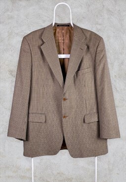 Vintage St Michael Tweed Blazer Pure New Wool Large