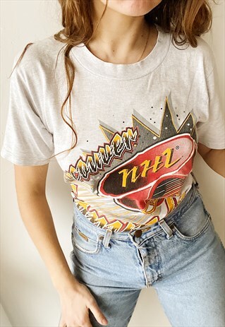 VINTAGE 90S VANCOUVER GRAPHIC LOGO T-SHIRT TOP TEE BLOUSE