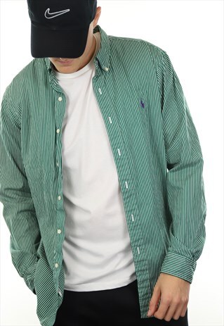 VINTAGE RALPH LAUREN STRIPED LONG SLEEVE SHIRT
