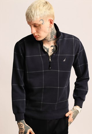 VINTAGE NAUTICA 1/4 ZIP SWEATSHIRT