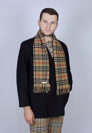 BURBERRY VINTAGE SCARF MEN RARE