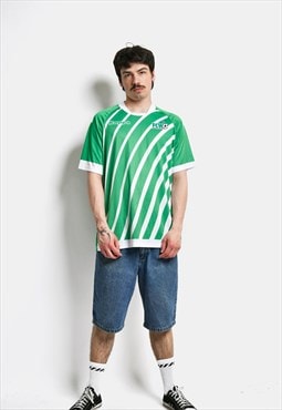 KAPPA sports shirt green number 5 vintage men's jersey Y2K