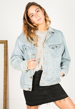 VINTAGE 80S LEE HARD ROCK JACKET / R015